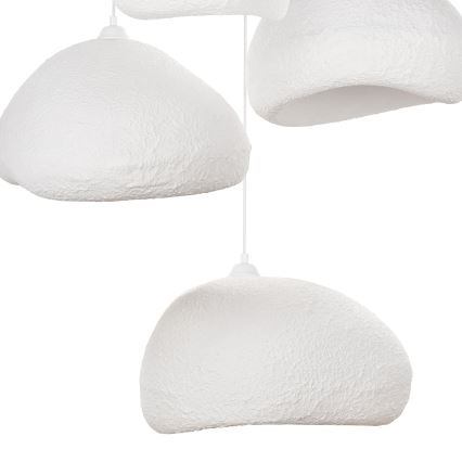 Brilagi - Pendelleuchte an Kabel WABI SABI 4xE27/40W/230V Ø 95 cm weiß