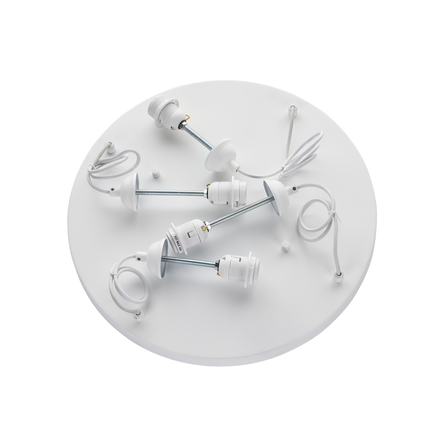 Brilagi - Pendelleuchte an Kabel WABI SABI 4xE27/40W/230V Ø 95 cm weiß