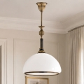 BRILAGI - Pendelleuchte an Stange TAURUS 1xE27/15W/230V Ø 40 cm Bronze