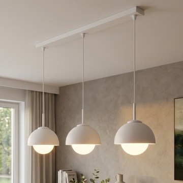 BRILAGI - Pendelleuchte COSMO mit Kabelaufhängung 3xE27/60W/230V weiß