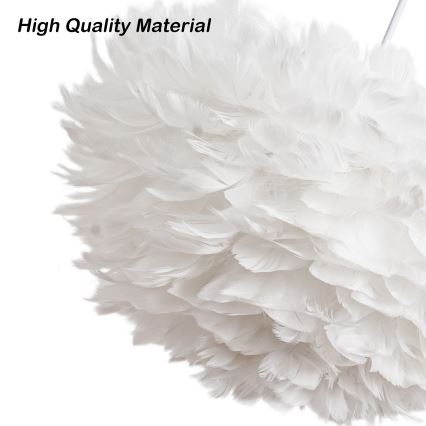 BRILAGI - Pendelleuchte FEATHER mit Kabelaufhängung 3xE27/40W/230V Ø 40 cm weiß