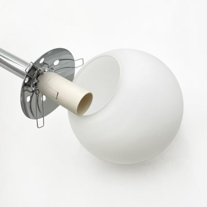 Brilagi - Pendelleuchte MALONY, mit Kabelaufhängung, 6xE14/20W/230V, glänzender Chrom