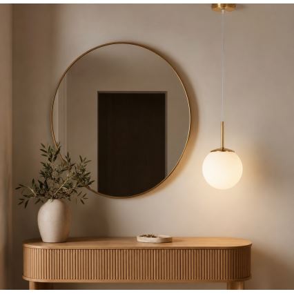 Brilagi - Pendelleuchte MILO mit Kabel 1xE27/60W/230V goldfarben