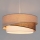 Brilagi - Pendelleuchte mit Kabel ARROW 1xE27/60W/230V Ø 45 cm beige/braun/weiß