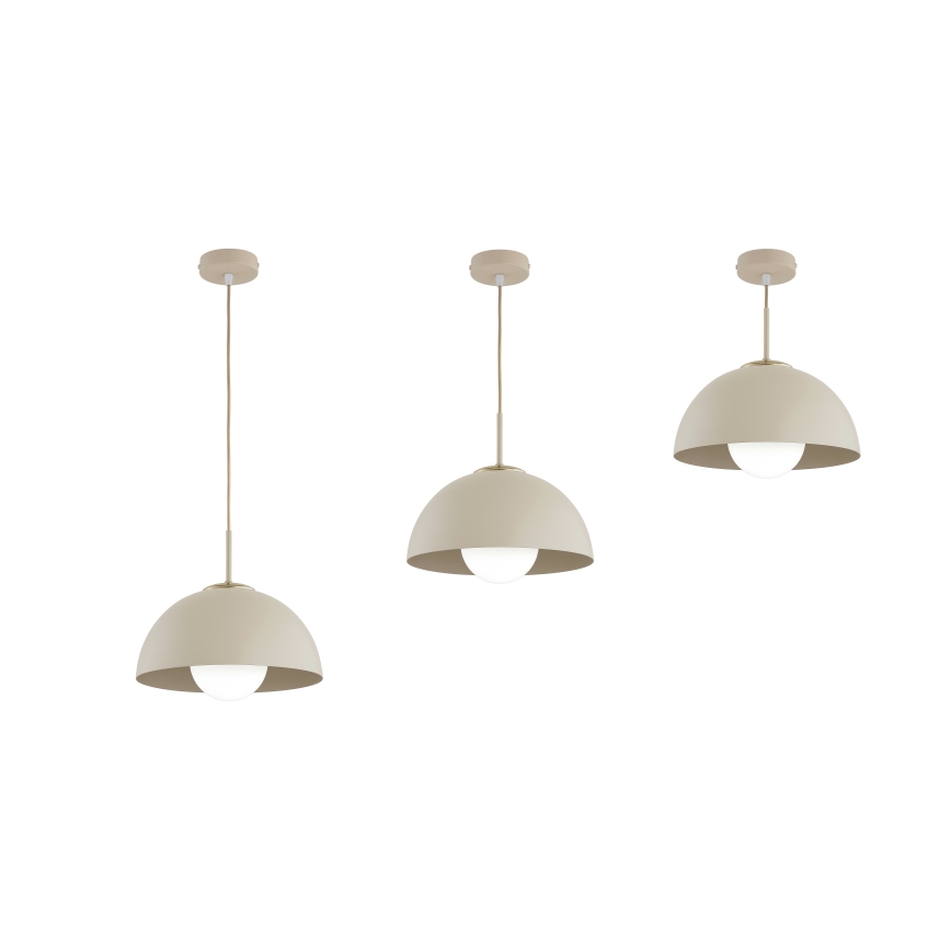 Brilagi - Pendelleuchte mit Kabel COSMO 1xE27/60W/230V Ø 30 cm beige/gold