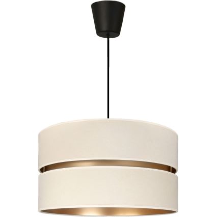 Brilagi - Pendelleuchte mit Kabel DUO-DUO 1xE27/60W/230V Ø 40 cm creme/gold