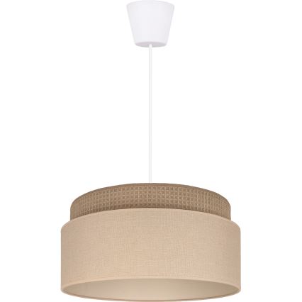 Brilagi - Pendelleuchte mit Kabel PADOVA 1xE27/60W/230V Ø 40 cm beige