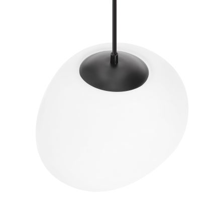 BRILAGI - Pendelleuchte mit Kabel PEBBLES 1xE27/40W/230V Ø 30 cm schwarz