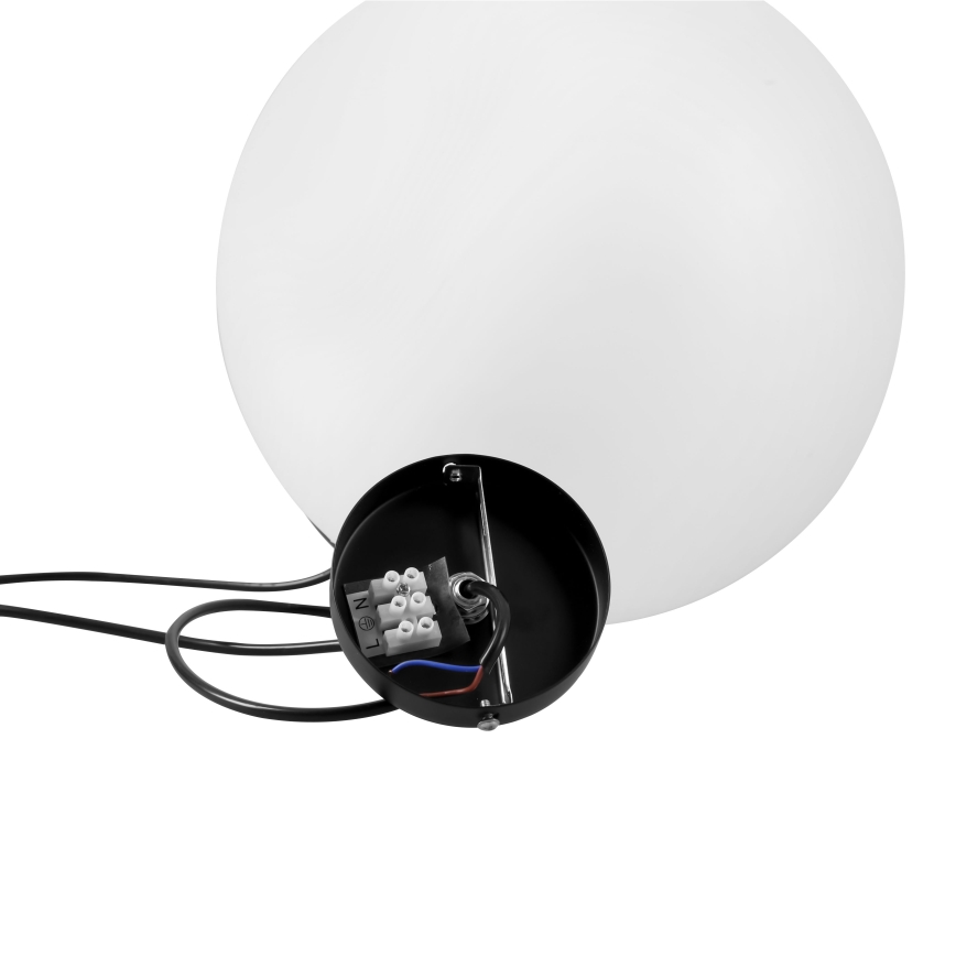 BRILAGI - Pendelleuchte mit Kabel POLOS 1xE27/40W/230V Ø 40 cm schwarz
