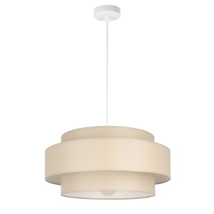 Brilagi - Pendelleuchte mit Kabel RESNA 1xE27/60W/230V Ø 40 cm beige
