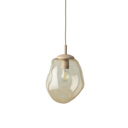 Brilagi - Pendelleuchte mit Kabel VULCANO 1xE27/15W/230V beige/rauchbeige