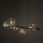 Brilagi - Pendelleuchte mit Kabel VULCANO 7xG9/8W/230V Bronze/rauchiges Beige