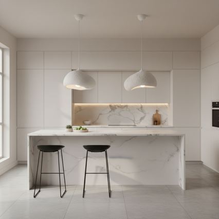 Brilagi - Pendelleuchte mit Kabel WABI SABI 1xE27/40W/230V Ø 32 cm weiß