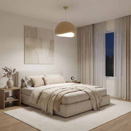 Brilagi - Pendelleuchte mit Kabel WABI SABI 1xE27/40W/230V Ø 50 cm beige