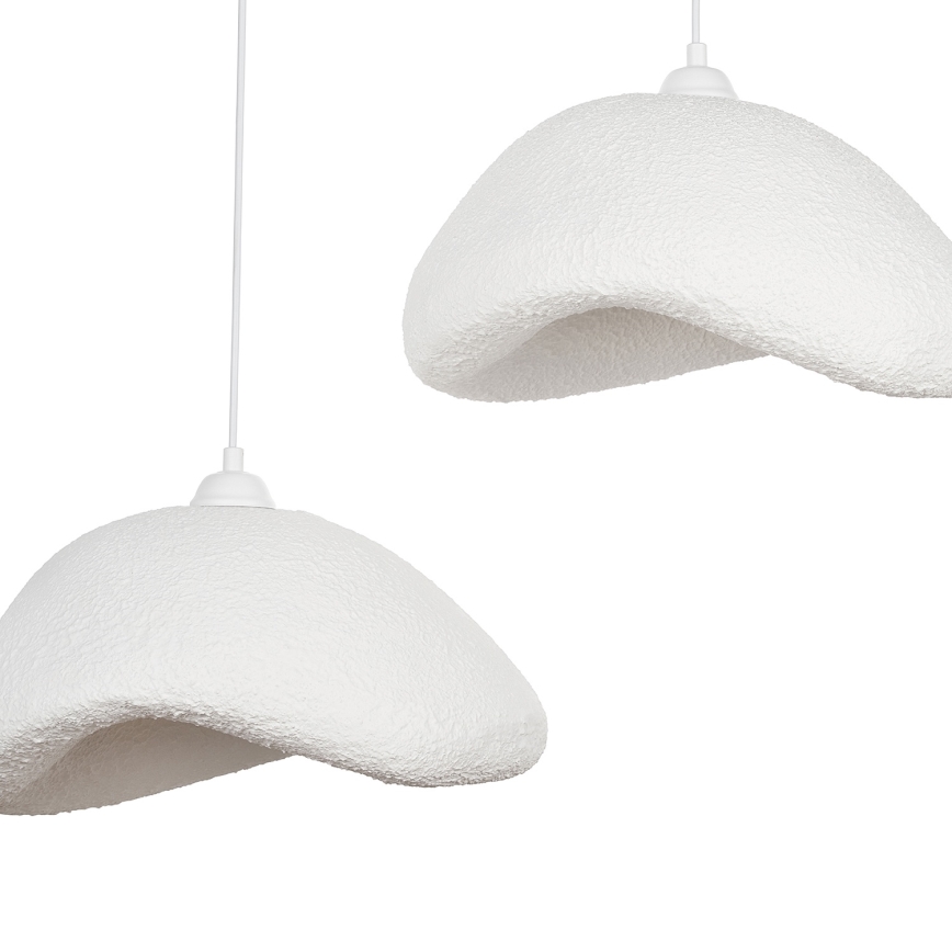 Brilagi - Pendelleuchte mit Kabel WABI SABI 2xE27/40W/230V Ø 74 cm weiß