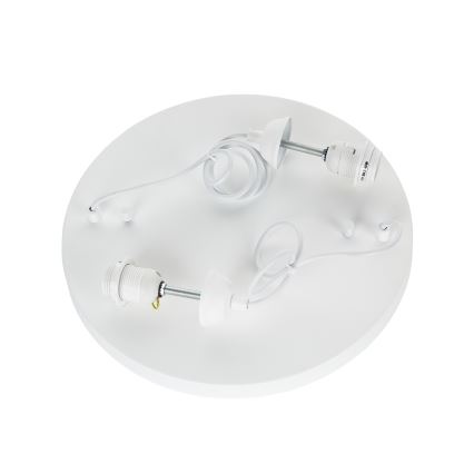 Brilagi - Pendelleuchte mit Kabel WABI SABI 2xE27/40W/230V Ø 74 cm weiß