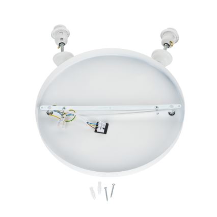 Brilagi - Pendelleuchte mit Kabel WABI SABI 2xE27/40W/230V Ø 74 cm weiß