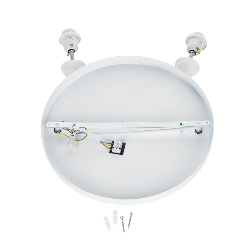 Brilagi - Pendelleuchte mit Kabel WABI SABI 2xE27/40W/230V Ø 74 cm weiß