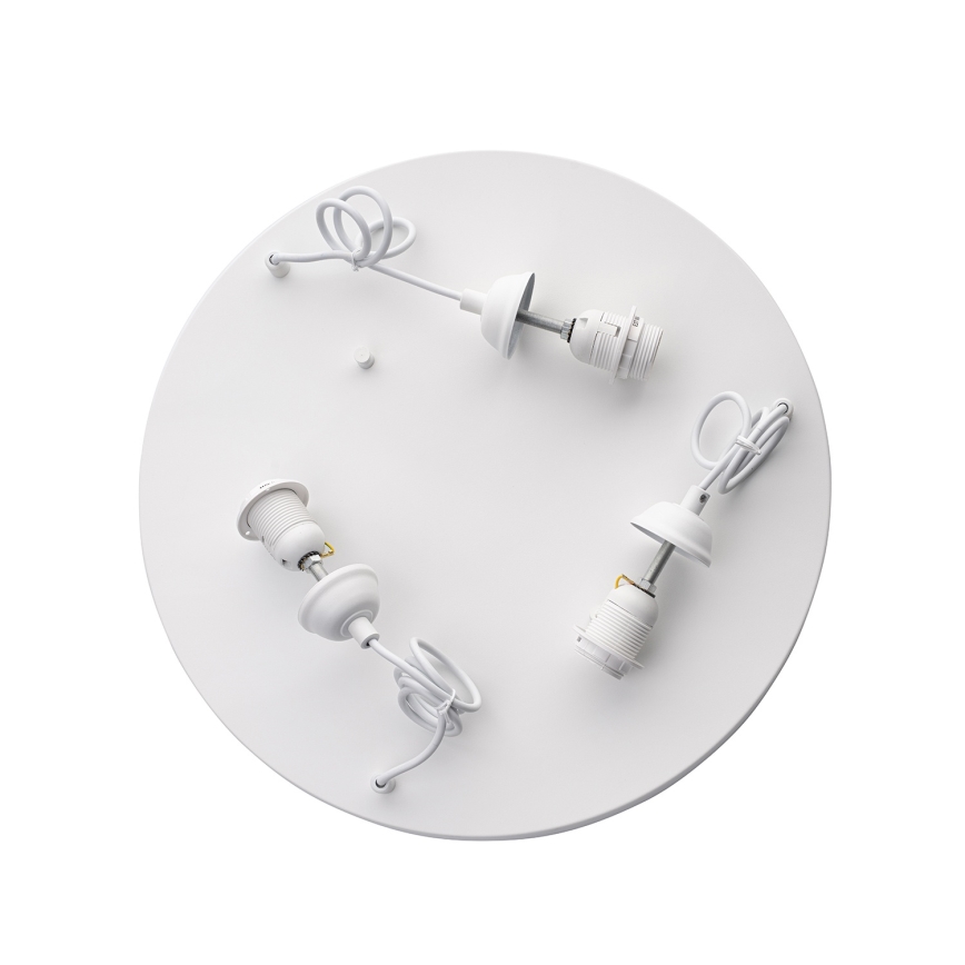 Brilagi - Pendelleuchte mit Kabel WABI SABI 3xE27/40W/230V Ø 60 cm weiß