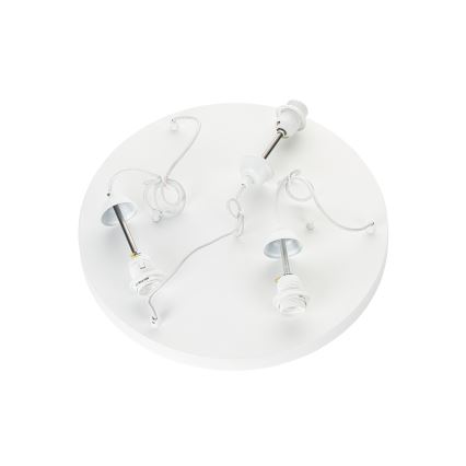 Brilagi - Pendelleuchte mit Kabel WABI SABI 3xE27/40W/230V Ø 82 cm weiß
