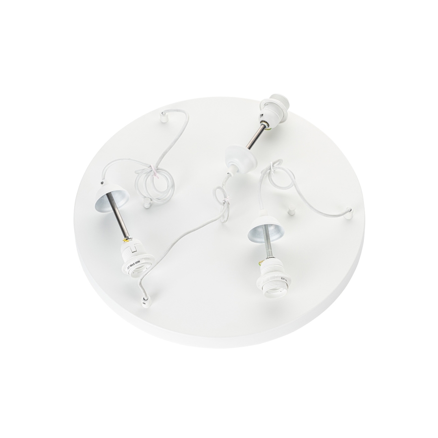 Brilagi - Pendelleuchte mit Kabel WABI SABI 3xE27/40W/230V Ø 82 cm weiß