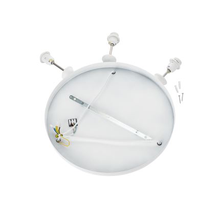 Brilagi - Pendelleuchte mit Kabel WABI SABI 3xE27/40W/230V Ø 82 cm weiß