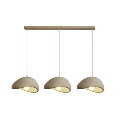 BRILAGI - Pendelleuchte mit Kabel WABI SABI 3xE27/60W/230V beige
