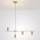 Brilagi - Pendelleuchte mit Kabelaufhängung CRANE 4xGU10/30W/230V beige