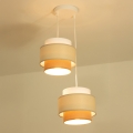 Brilagi - Pendelleuchte mit Kabelaufhängung RESNA 2xE27/60W/230V Ø 30 cm creme/beige