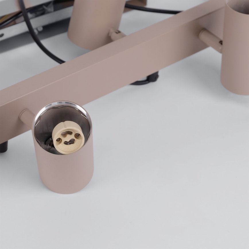 Brilagi - Pendelleuchte mit Kabelaufhängung SELE 6xGU10/30W/230V beige