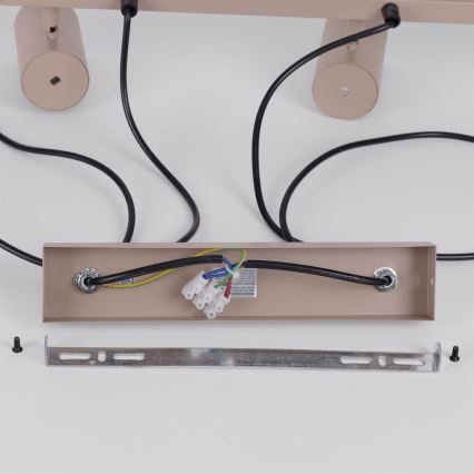 Brilagi - Pendelleuchte mit Kabelaufhängung SELE 6xGU10/30W/230V beige