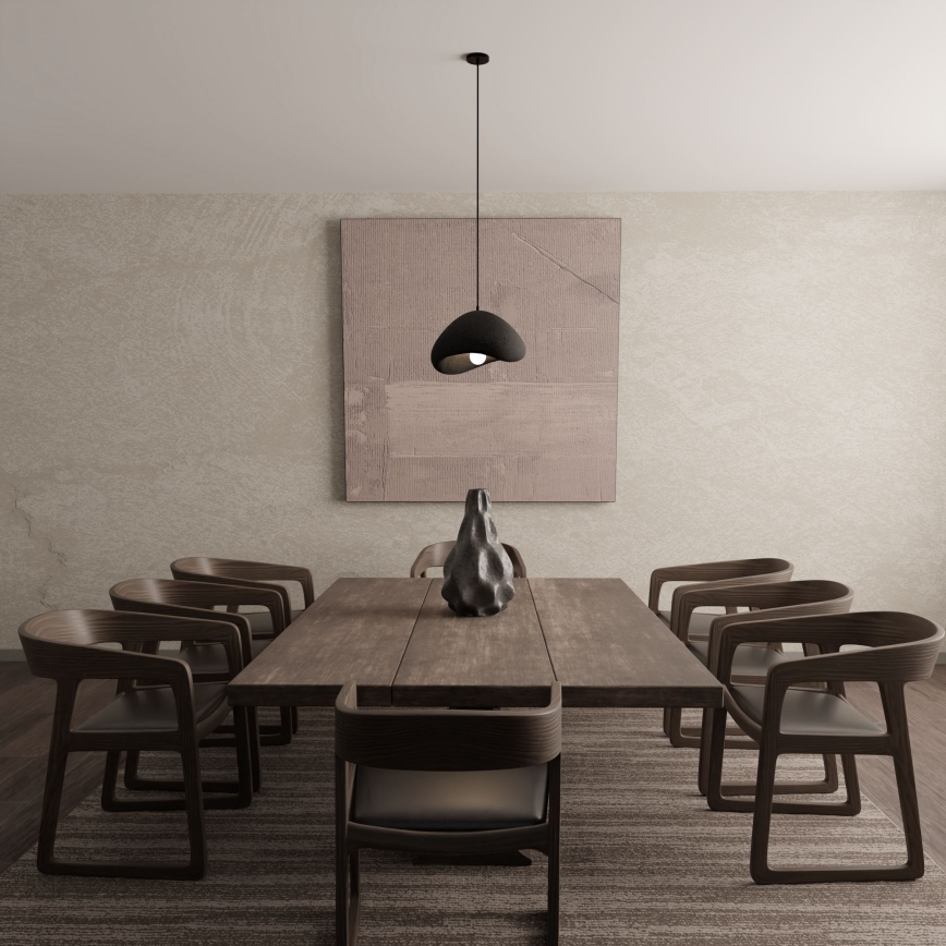 Brilagi - Pendelleuchte mit Kabelaufhängung WABI SABI 1xE27/40W/230V schwarz