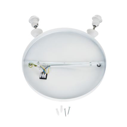Brilagi - Pendelleuchte mit Kabelaufhängung WABI SABI 2xE27/40W/230V Durchmesser 70 cm weiß
