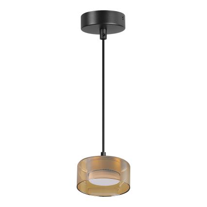 Brilagi - Pendelleuchte mit Seilaufhängung AURA LUX 1xGX53/30W/230V schwarz/gold