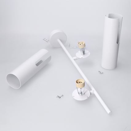 BRILAGI - Pendelleuchte mit Stange BRANCH 2xGU10/30W/230V weiß