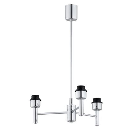 BRILAGI - Pendelleuchte mit Stange MONTE 3xE27/60W/230V Creme/glänzender Chrom