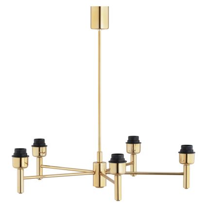 BRILAGI - Pendelleuchte MONTE 5xE27/60W/230V schwarz/gold