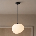 BRILAGI - Pendelleuchte PEBBLES an Kabel 1xE27/40W/230V Ø 25 cm schwarz