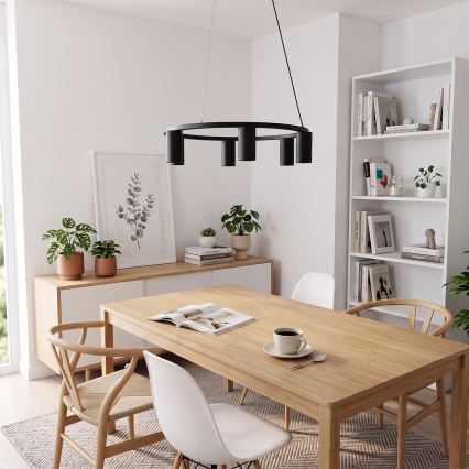 BRILAGI - Pendelleuchte SELE mit Kabel, 6x GU10/30W/230V, schwarz