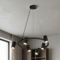 Brilagi - Pendelleuchte SELE mit Kabel, 6xGU10/30W/230V, schwarz