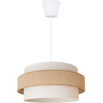 Brilagi - Pendelleuchte SPACE 1xE27/60W/230V Ø 40 cm beige/creme