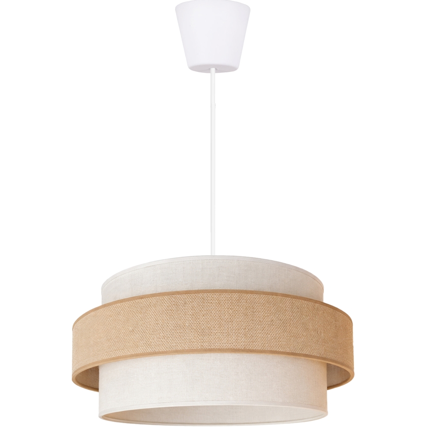 Brilagi - Pendelleuchte SPACE 1xE27/60W/230V Ø 40 cm beige/creme