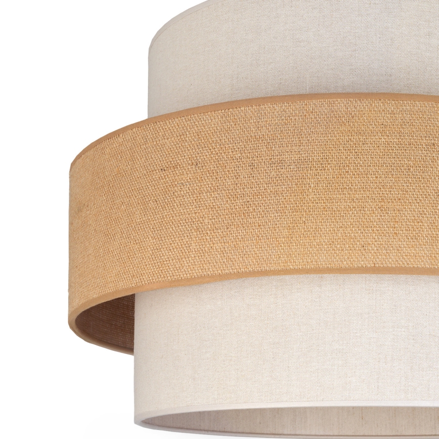 Brilagi - Pendelleuchte SPACE 1xE27/60W/230V Ø 40 cm beige/creme