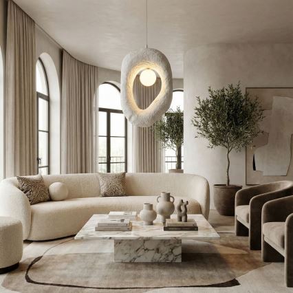 Brilagi - Pendelleuchte WABI SABI 1xG9/8W/230V weiß