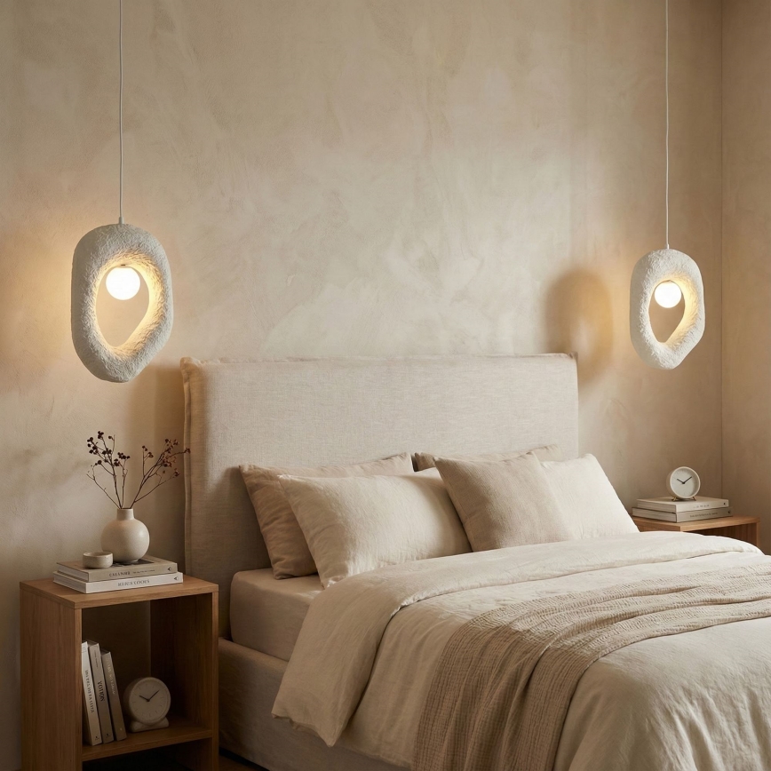 Brilagi - Pendelleuchte WABI SABI 1xG9/8W/230V weiß