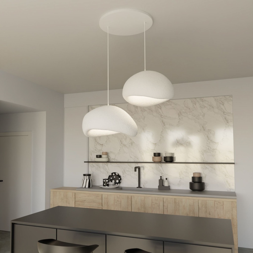 Brilagi - Pendelleuchte WABI SABI 2xE27/40W/230V weiß