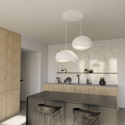 Brilagi - Pendelleuchte WABI SABI 2xE27/40W/230V weiß