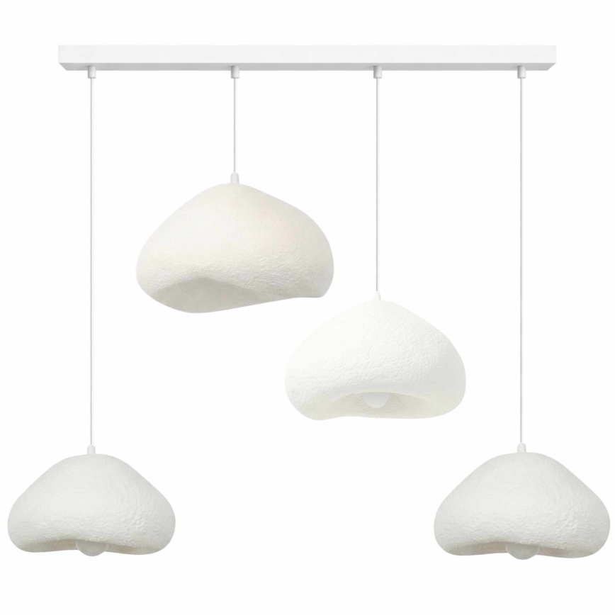 Brilagi - Pendelleuchte WABI SABI 4xE27/40W/230V weiß