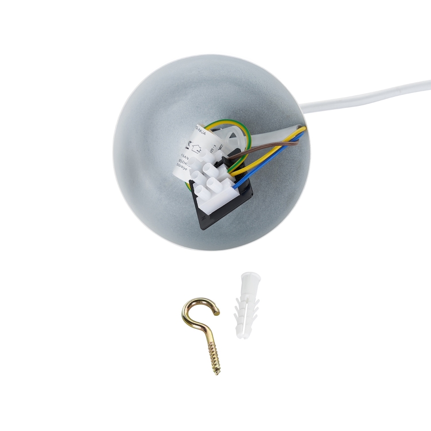 BRILAGI - Pendelleuchte WABI SABI an Kabel 1xE27/40W/230V Ø 32 cm weiß