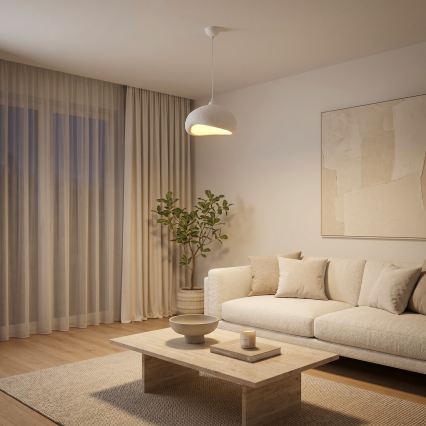 Brilagi - Pendelleuchte WABI SABI an Kabel 1xE27/40W/230V Ø 32 cm weiß